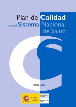 PLAN DE CALIDAD DEL SISTEMA NACIONAL DE SALUD