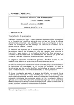 Programa de la asignatura