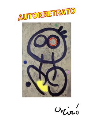 Autorretrato de Joan Miró