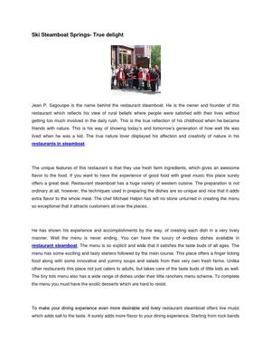 Ski Steamboat Springs- True delight