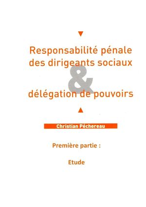 Responsabilité pénale des dirigeants sociaux & délégation de pouvoirs - première partie