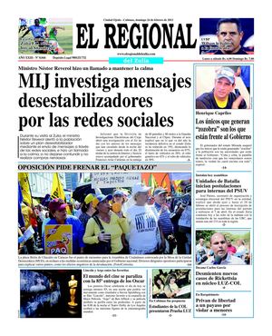 El Regional del Zulia 24-02-2013