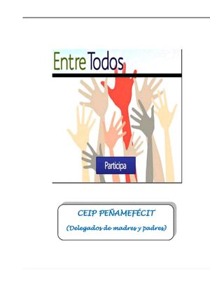 Los delegados y delegadas de padres y madres