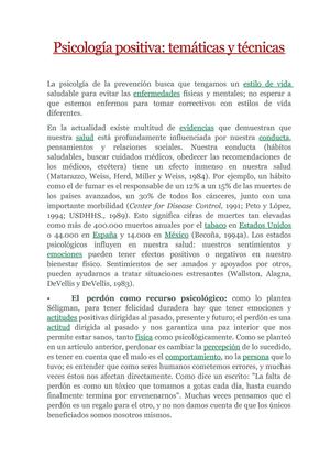 Psicología positiva