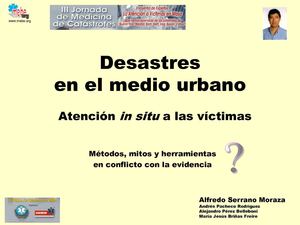 DESASTRES URBANOS BASADO EN LA EVIDENCIA