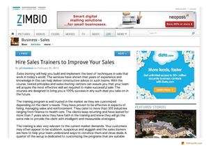 Hire Sales Trainers to Improve Your Sales