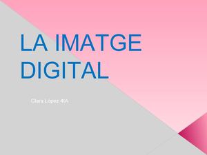 LA IMATGE DIGITAL