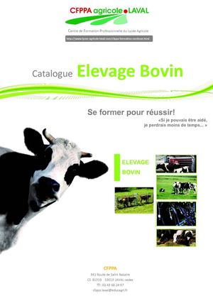 Catalogue Formation Elevage Bovin