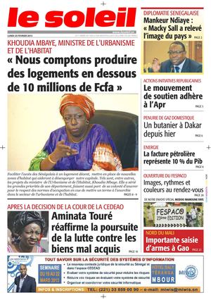Edition du 25 Février 2013