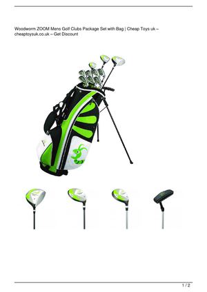 cheap golf club packages