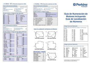 numero de motor perkins