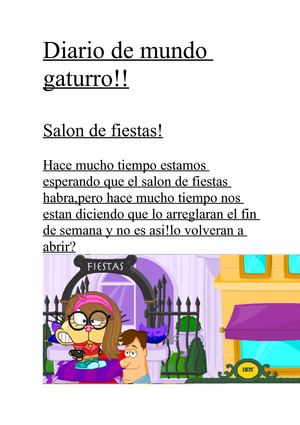 Diario de mundo gaturro 4