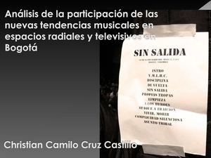 Presentacion visual Escena Independiente