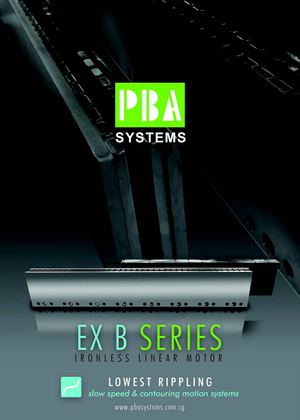 EX B Ironless Linear Motors - PBASystems.com.sg