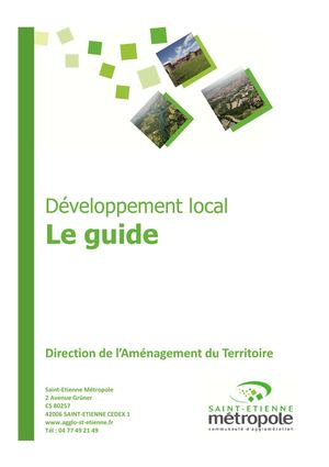 Le guide du développement local 