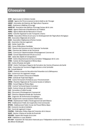 Glossaire du guide du développement local