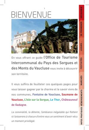 Guide Touristique Pays des Sorgues