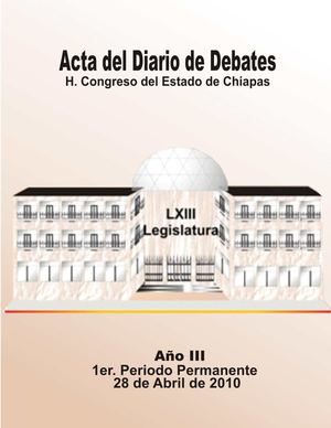 28 de Abril de 2010 (LXIII -1er. Periodo Permanente - III)