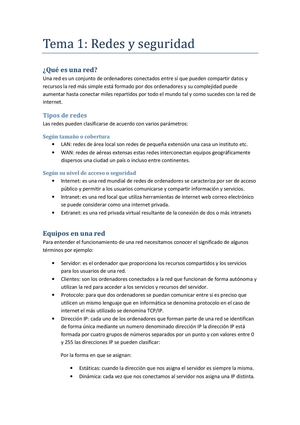 Redes y Seguridad