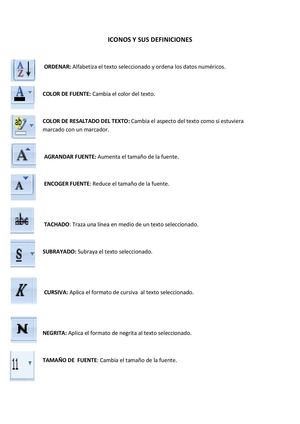 ICONOS Y SUS DEFINICIONES