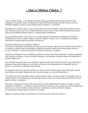 Apunte de música clásica