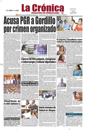 La Crónica 27 de febrero 2013