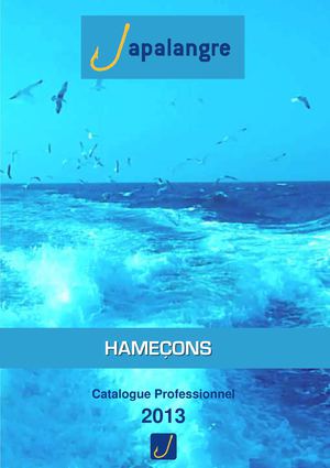 JAPALANGRE. Catalogue Professionnel 2013. Hameçons