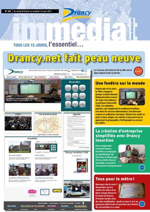 Drancy immédiat 247 - 26 février 2013