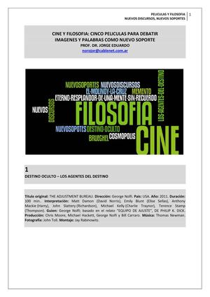 060. PELICULAS: CINCO TEMAS PARA DEBATIR