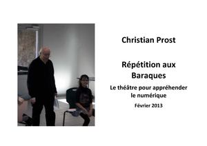 Théâtre & kinect, album & vidéos de Christian Prost