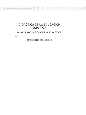 PORTAFOLIO DIDÁCTICA DE LA EDUCACIÓN SUPERIOR 