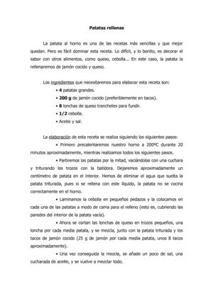 Patatas rellenas