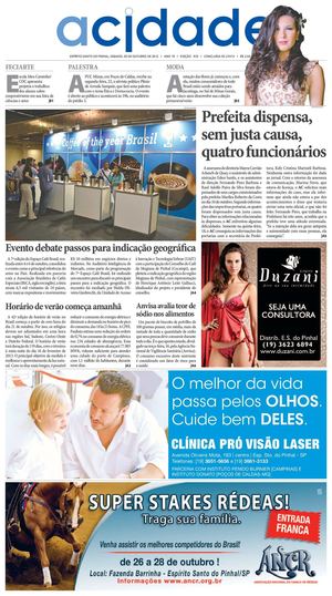 Jornal A Cidade - Edição 933 de 20/10/2012