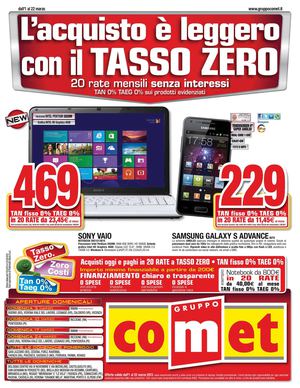 Volantino Comet dal 1/3 al 22/03/2013