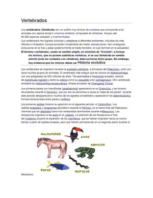 vertebrados