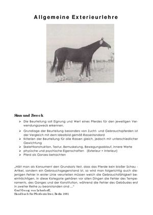 Allgemeine Exterieurlehre