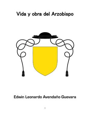 VIDA Y OBRA DEL ARZOBISPO
