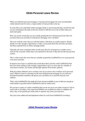 USAA Personal Loans Review