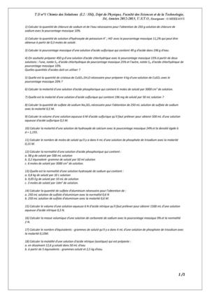 td n°1 chimie des solutions L2 otm