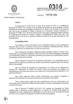 Resolucion 300 CGE comp titulos