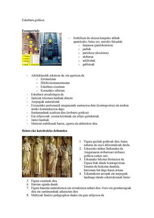 Eskultura Gorikoaren laburpena