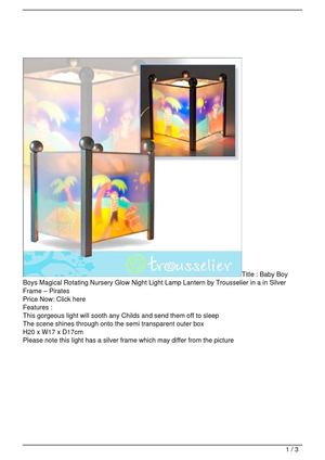 rotating lantern night light