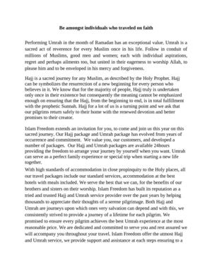 Hajj package and Umrah package