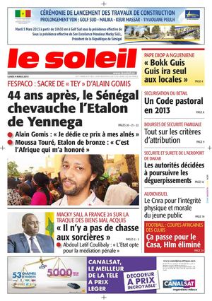 Edition du 4 Mars 2013