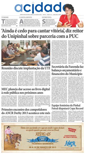 Jornal A Cidade - Edição 951 de 2/3/2013