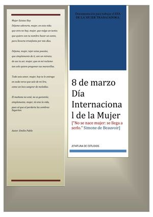 DÍA INTERNACIONAL DE LA MUJER