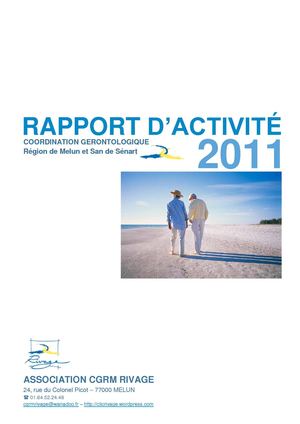 Rapport d'activité RIVAGE 2011