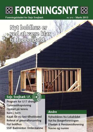 Foreningsnyt nr. 2 - 2013