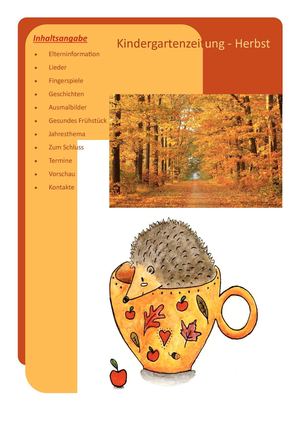 Kindergartenzeitung Herbst