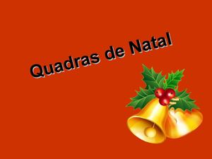 Quadras de Natal